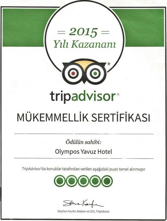 Olympos Yavuz Hotel Чирали Екстериор снимка